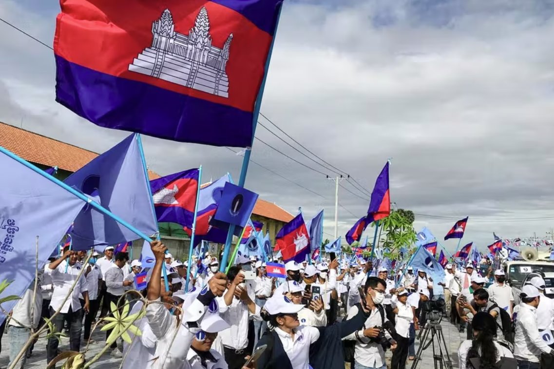 柬埔寨选举新的反对派获胜