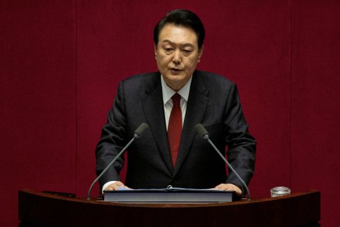 韩国尹锡烈对执政两年后的失误承担责任
